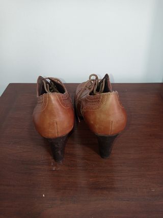 Zapatos Marrón Piel Talla 38