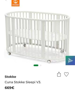 3 Cunas  camas Stokke Sleepi - de Mini hasta V3 