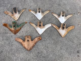 8 rejas arados usadas