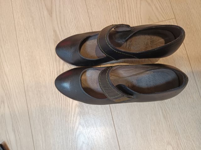 Zapatos Wonders mujer - Piel negra nº39