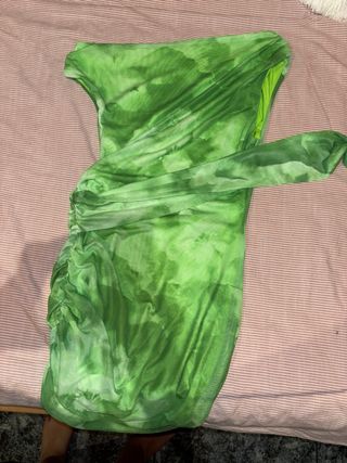 Vestido verde tie-dye