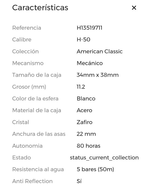 Reloj Hamilton Boulton - Mecánico