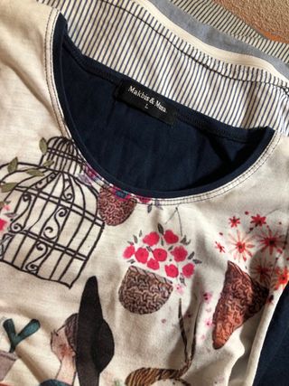 Camiseta de manga corta Vintage - Talla L