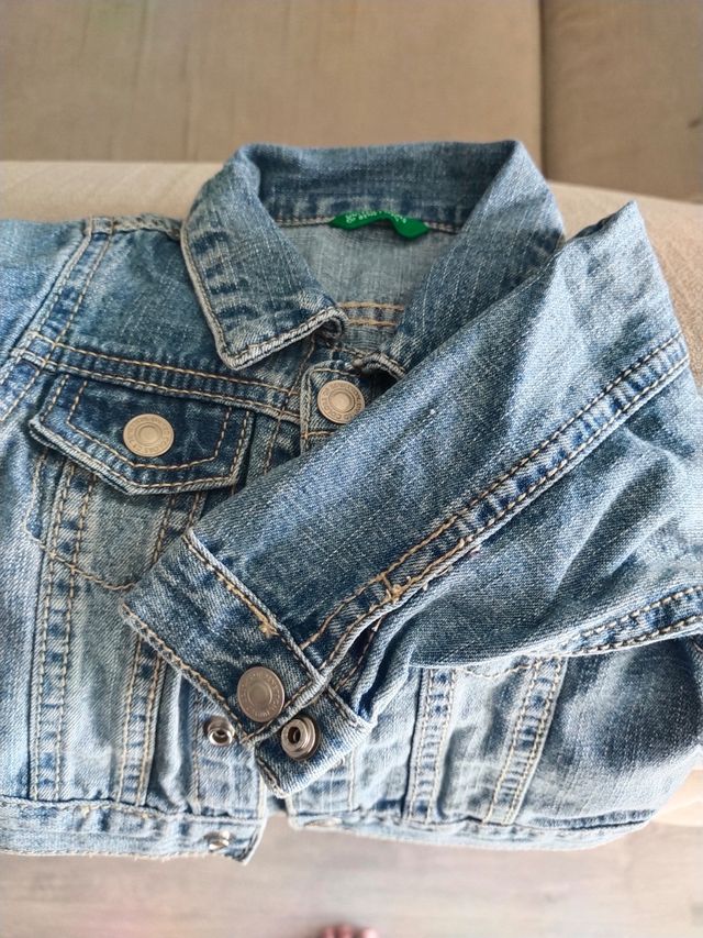 Cazadora vaquera bebé Benetton