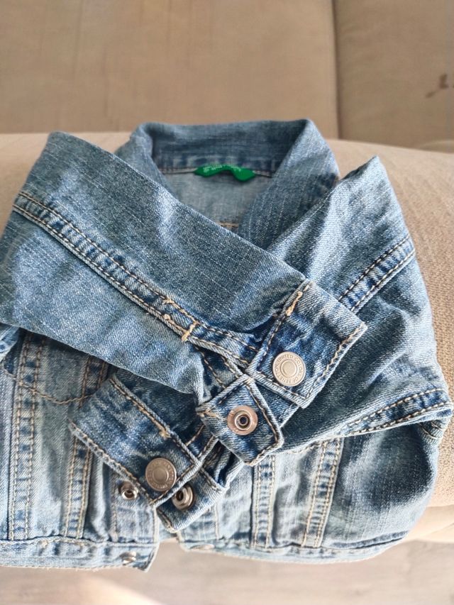 Cazadora vaquera bebé Benetton