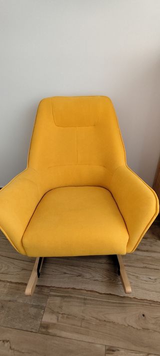 Sillón mecedora/lactancia amarillo mostaza