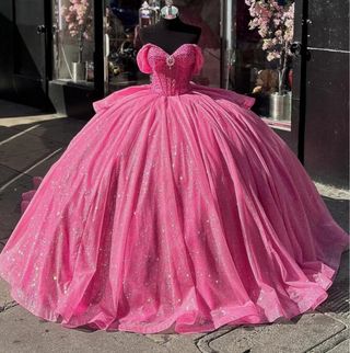 Vestido pink Quinceañera 