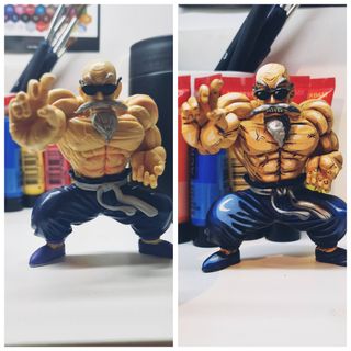 Figura Cell Shading pintada a mano