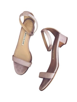 Sandalias Manolo Blahnik lila