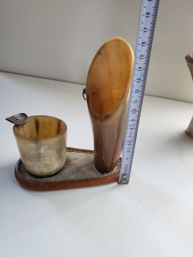 Cenicero vintage cuerno