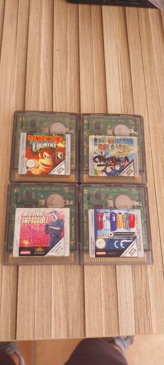4 juegos Game Boy Color