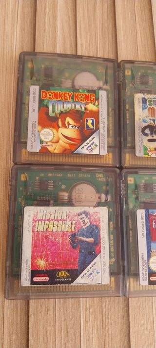 4 juegos Game Boy Color