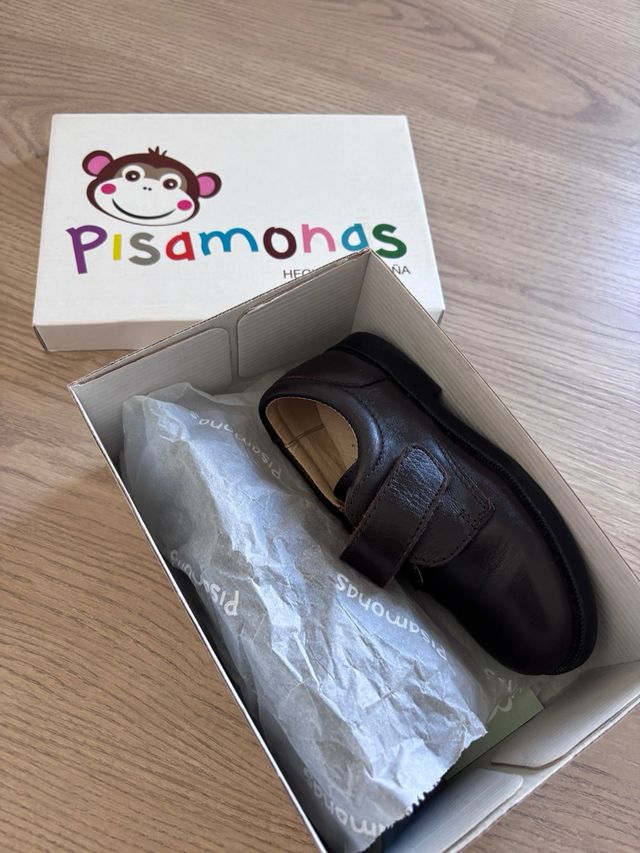 Zapatos colegio Pisamonas marrón