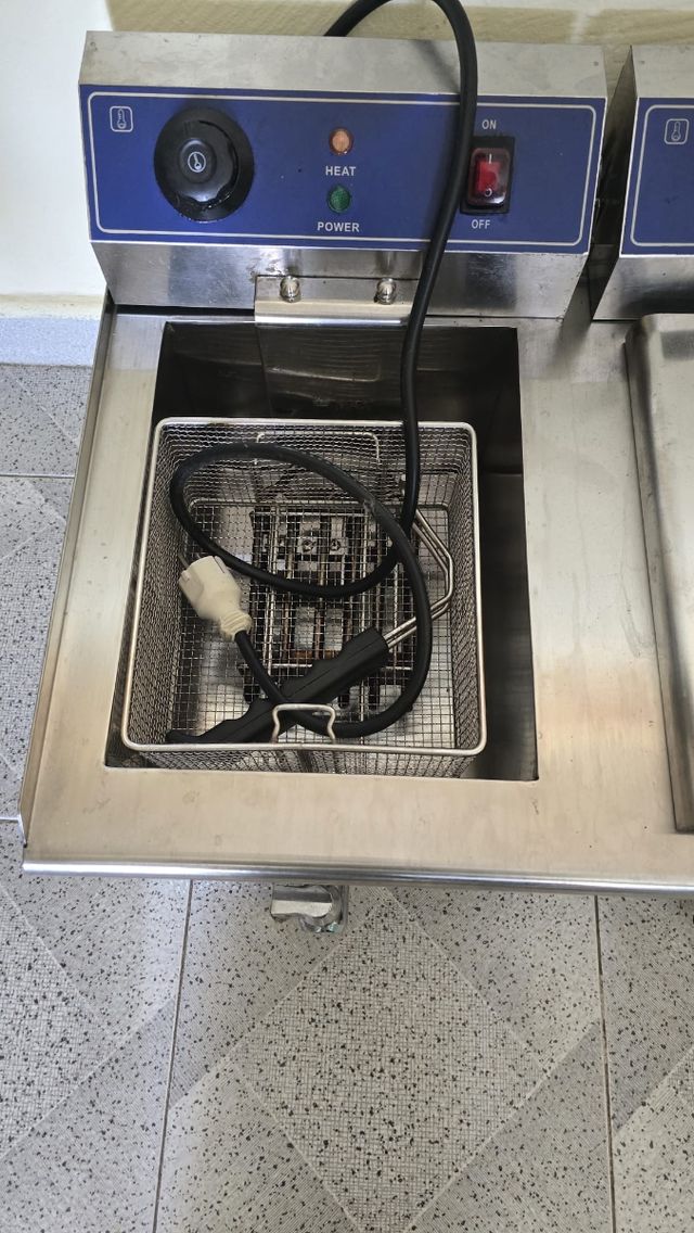 Freidora doble 2x10L c/grifo