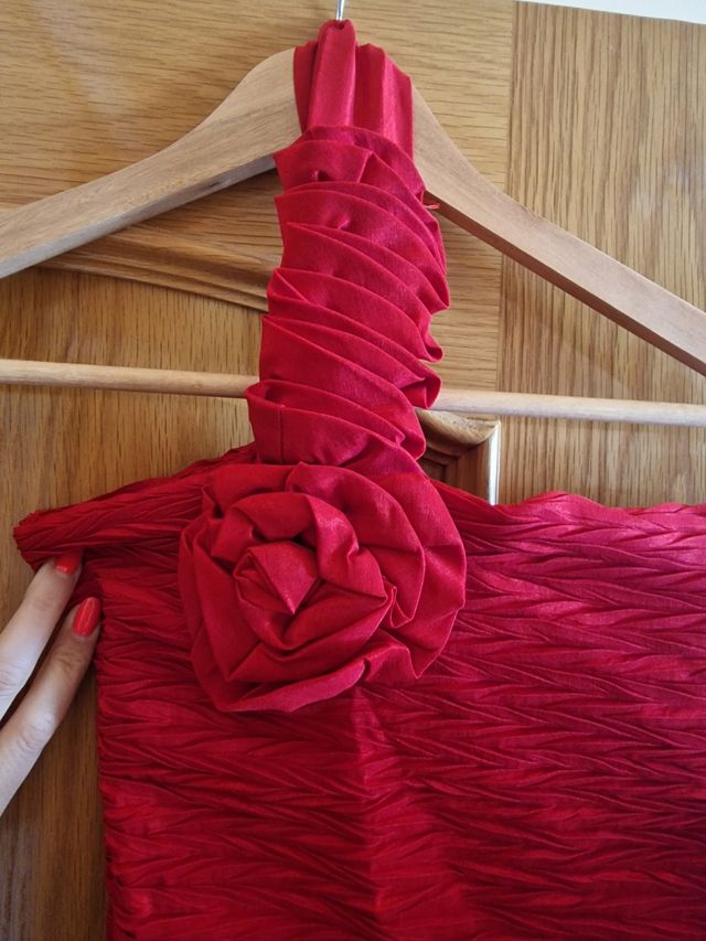 Vestido rojo evento - Talla L