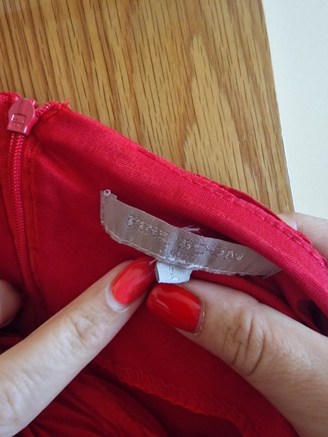 Vestido rojo evento - Talla L