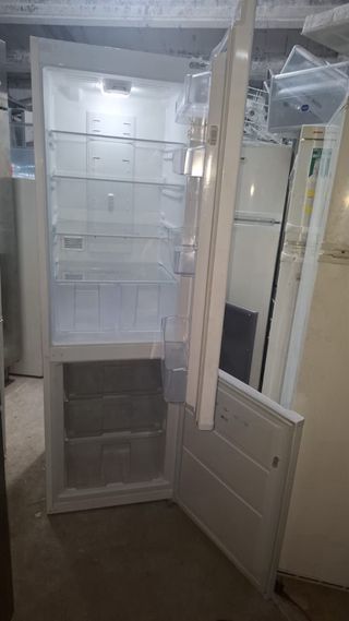 Nevera combi blanca