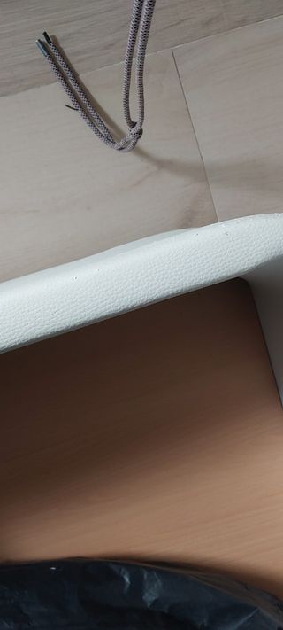 Canapé 90cm blanco polipiel