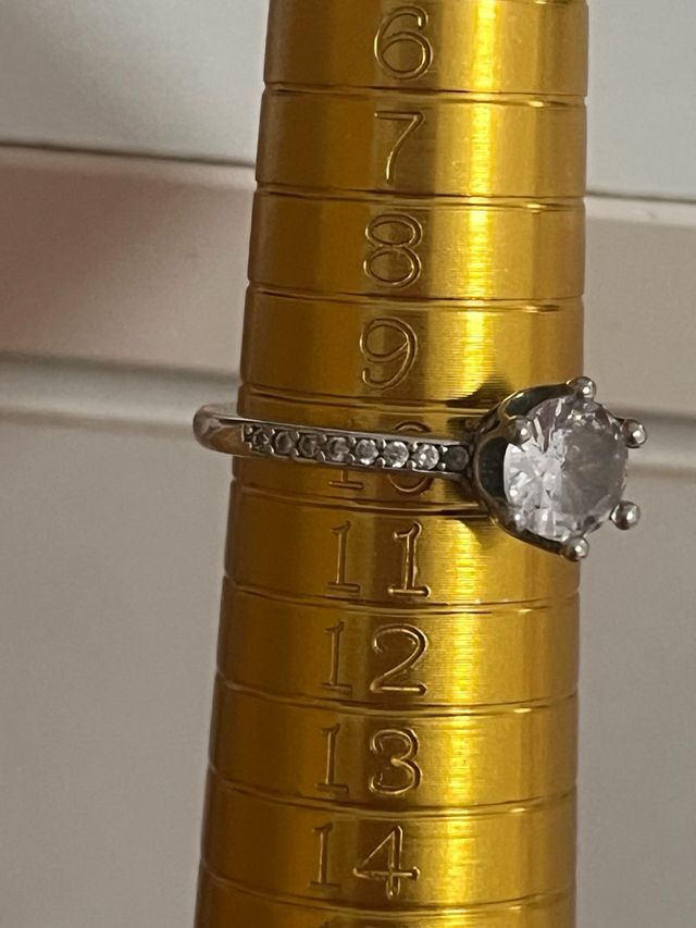 Anillo plata ley compromiso