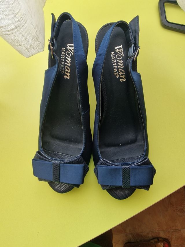 Tacones Marypaz azul marino