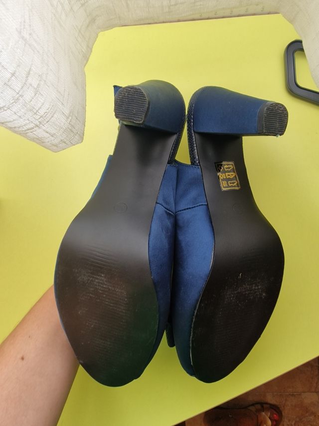 Tacones Marypaz azul marino