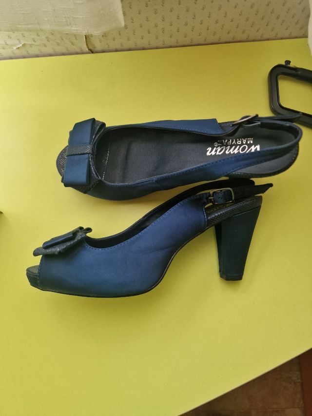 Tacones Marypaz azul marino
