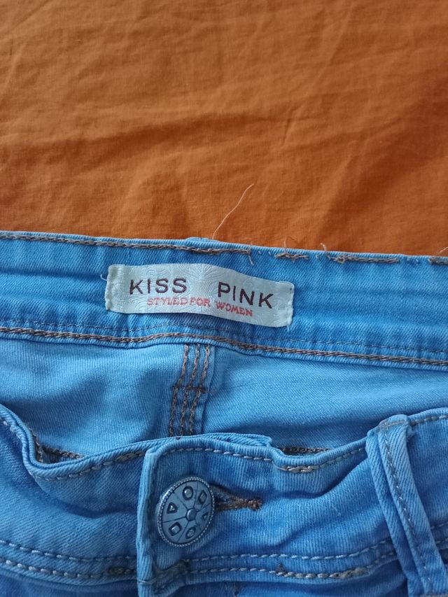 Shorts Donna Kiss Pink blu