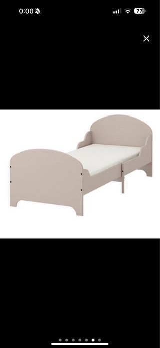 Cama infantil Ikea - gris