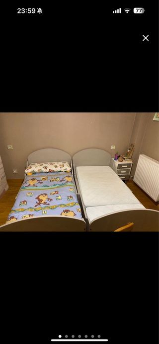 Cama infantil Ikea - gris
