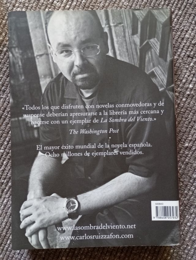3 Libros de Carlos Ruiz Zafón 