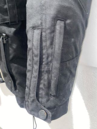 Chaqueta moto negra