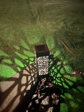 Lampara solar jardin - gris