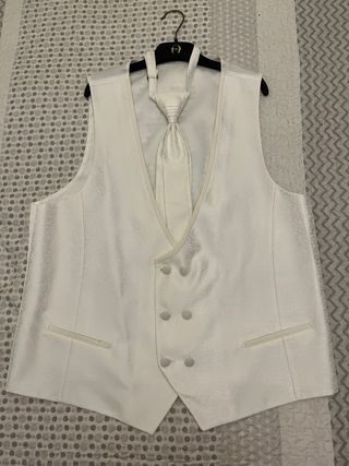 Chaleco traje hombre