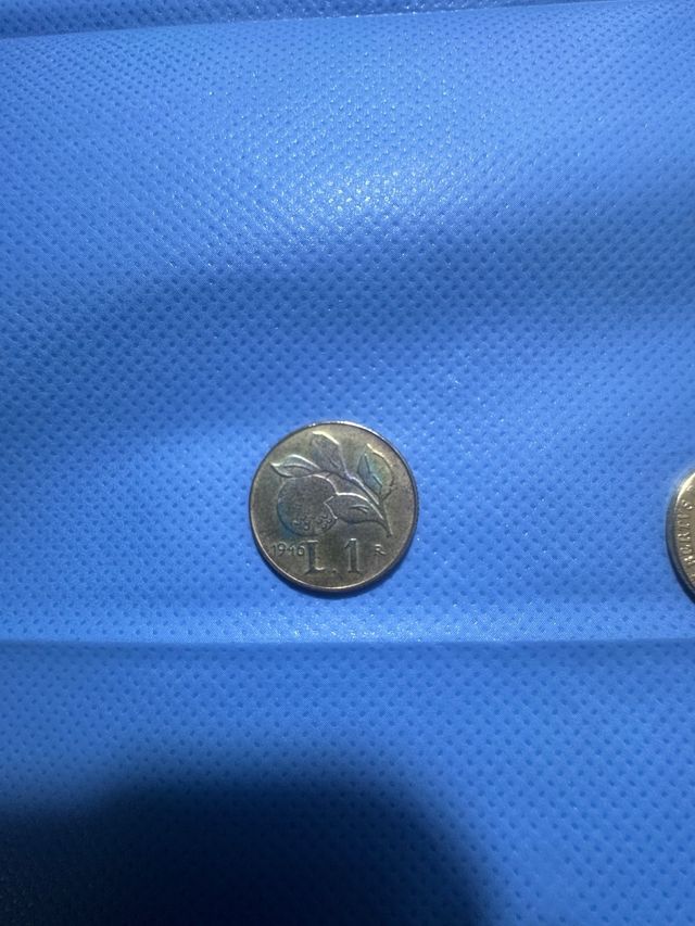 Moneda antigua Italia 1 Lira 1946