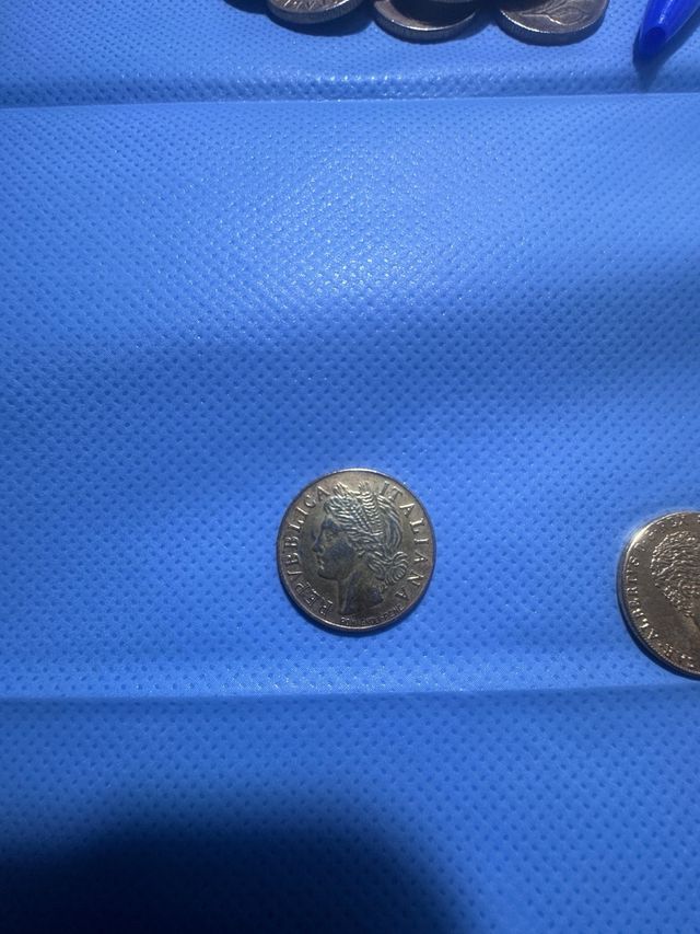 Moneda antigua Italia 1 Lira 1946