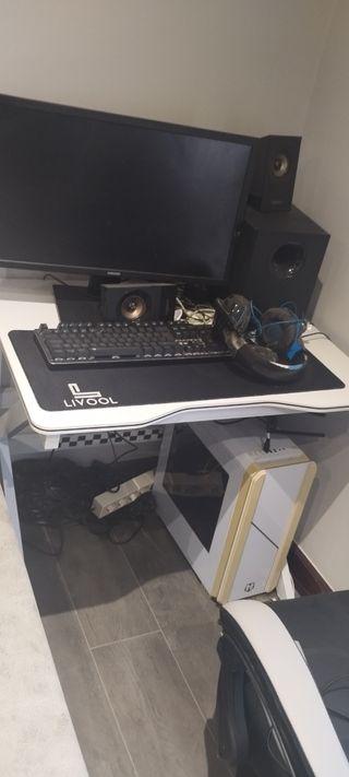 Scrivania da gioco LIVOOOL bianca