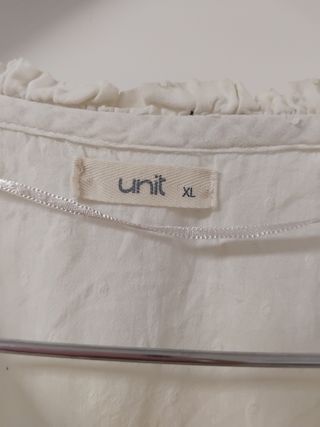 Blusa blanca Unit talla XL