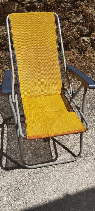 Silla Plegable Amarilla - Jardín
