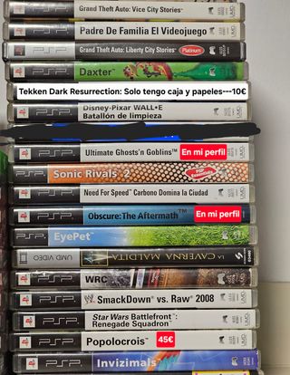 17 giochi per PSP - Vario