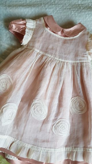 Vestido Neck Neck talla 2 años