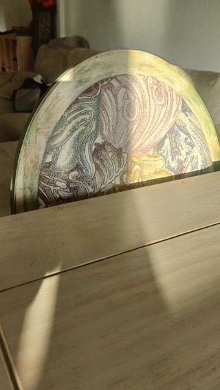 4 sillas comedor madera tapizadas