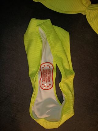 Bikini amarillo talla S