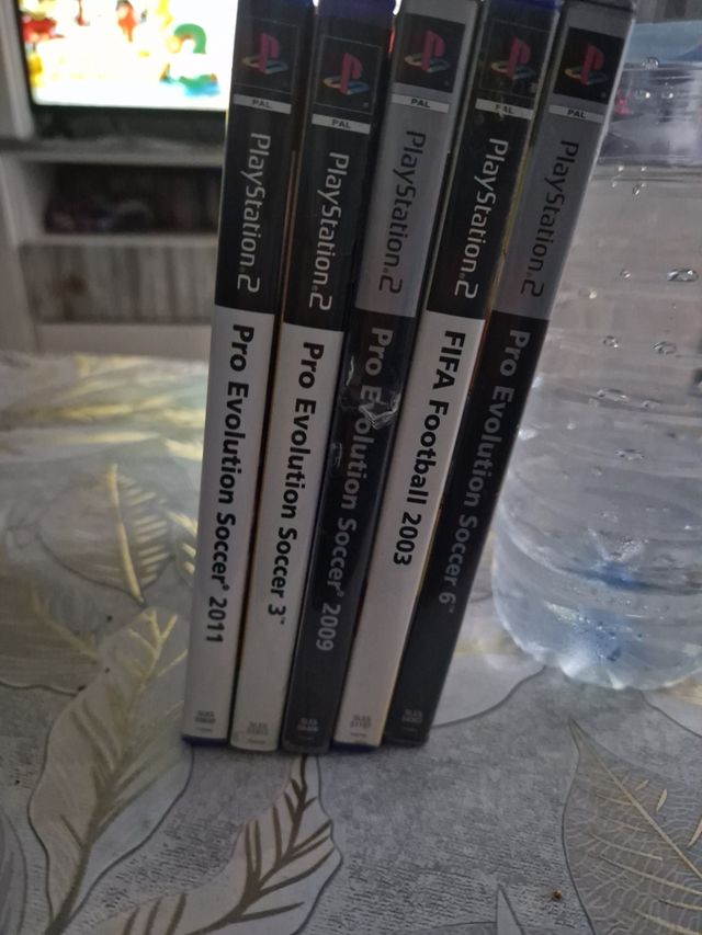 5 Juegos PS2 Konami Fútbol