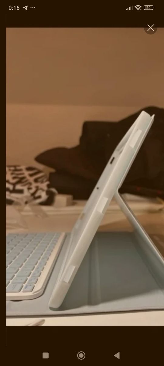 Funda teclado iPad Azul+Ratón+teclado bluetooth