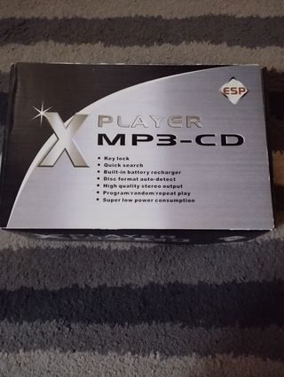 X Player MP3-CD Player portatile
