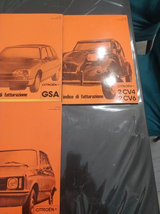 Cataloghi Citroen CX, GS, Visa