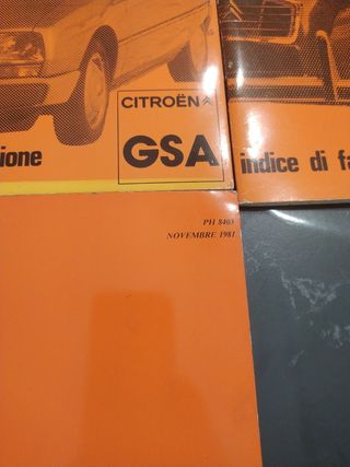 Cataloghi Citroen CX, GS, Visa