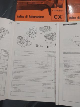 Cataloghi Citroen CX, GS, Visa