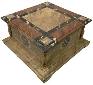 Antigua peana, repisa, pedestal, columna. 38x38x18