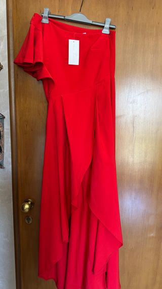 Vestito lungo rosso XL